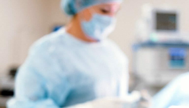 Doctor in operating room