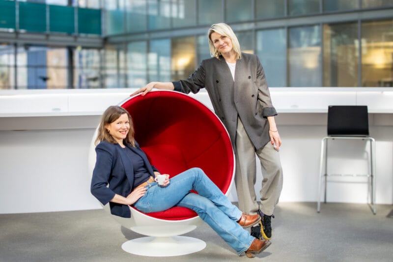 Lotta Koskimies ja Olivia Fränti Sofigatelta